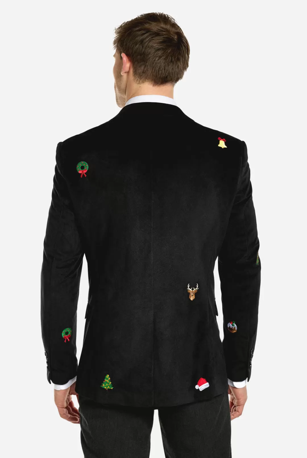 OppoSuits Christmas Blazers^Christmas - X-Mas Icons - Black