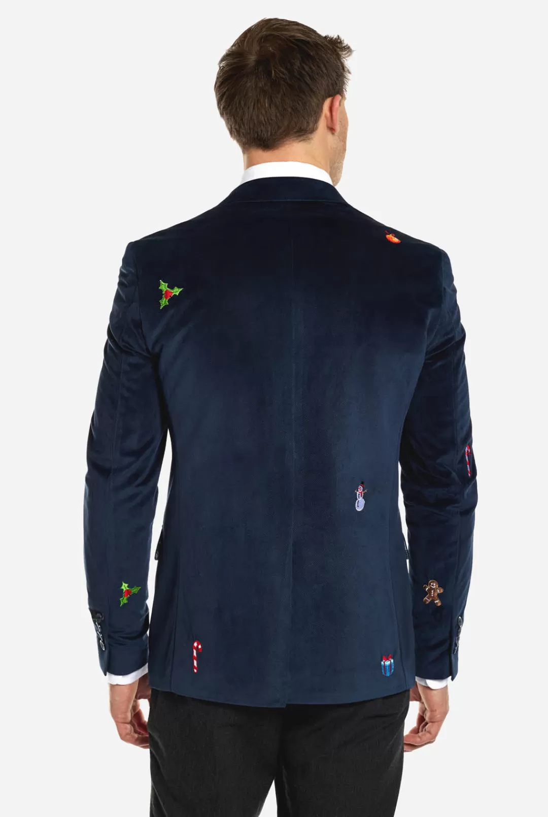 OppoSuits Christmas Blazers^Christmas - X-Mas Icons - Navy