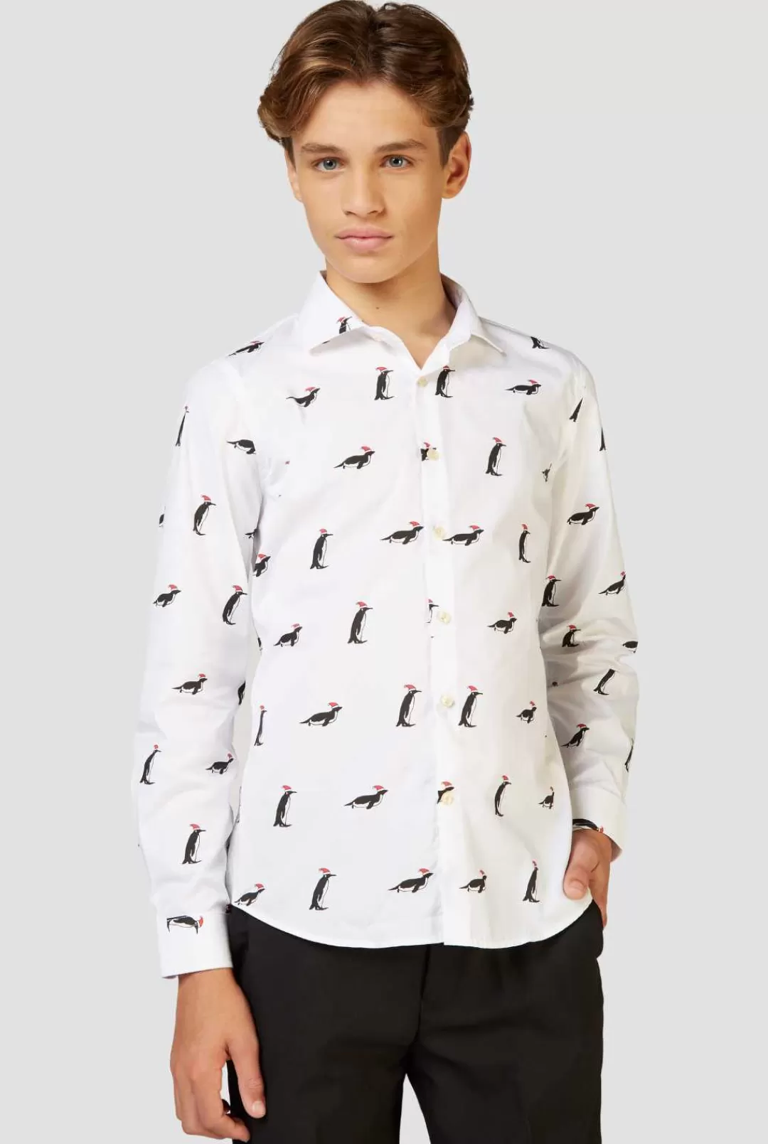 OppoSuits Christmas Shirts^Christmas Penguins