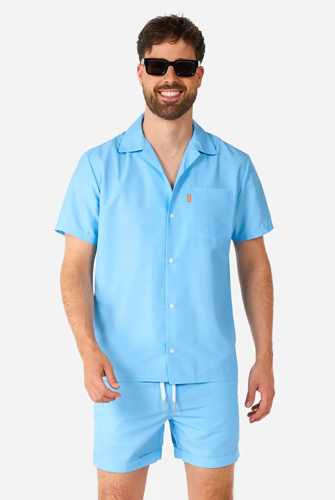 OppoSuits Solid Colored Summer Sets^Cool Blue