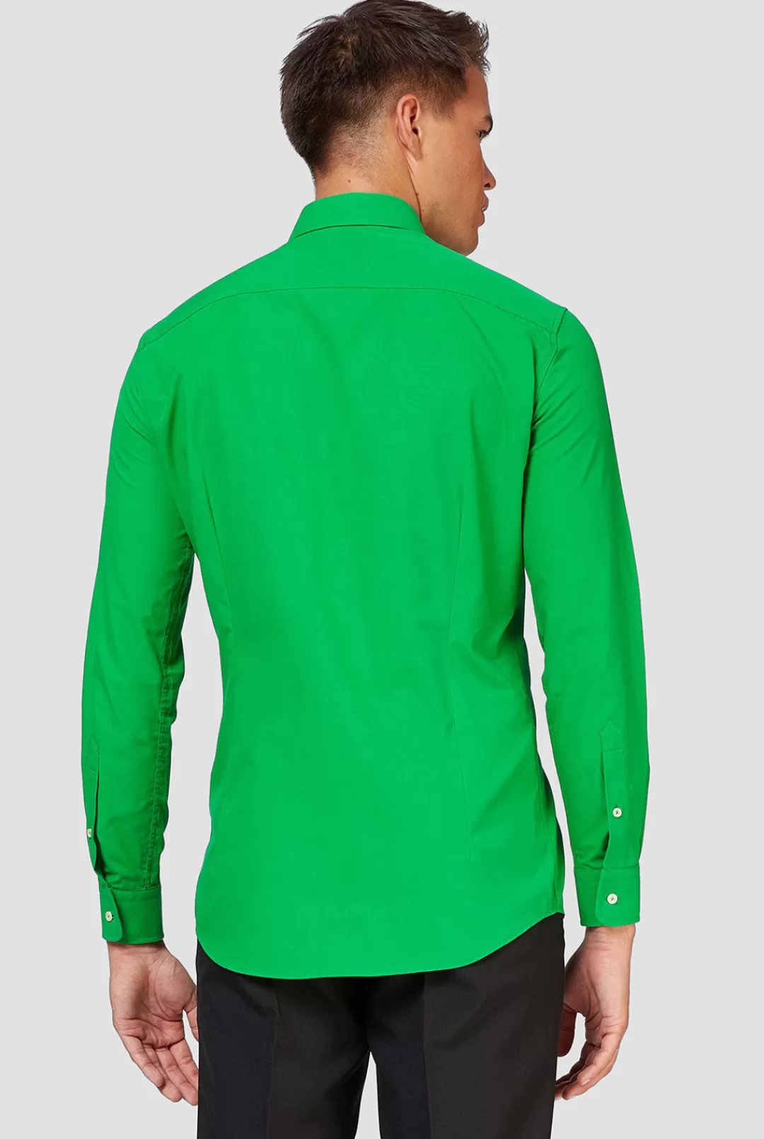 OppoSuits Solid Colored Shirts^Evergreen