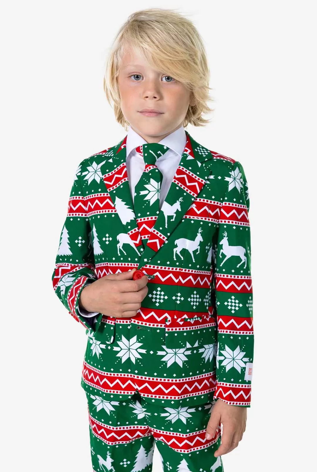 OppoSuits Christmas Suits^Festive Green