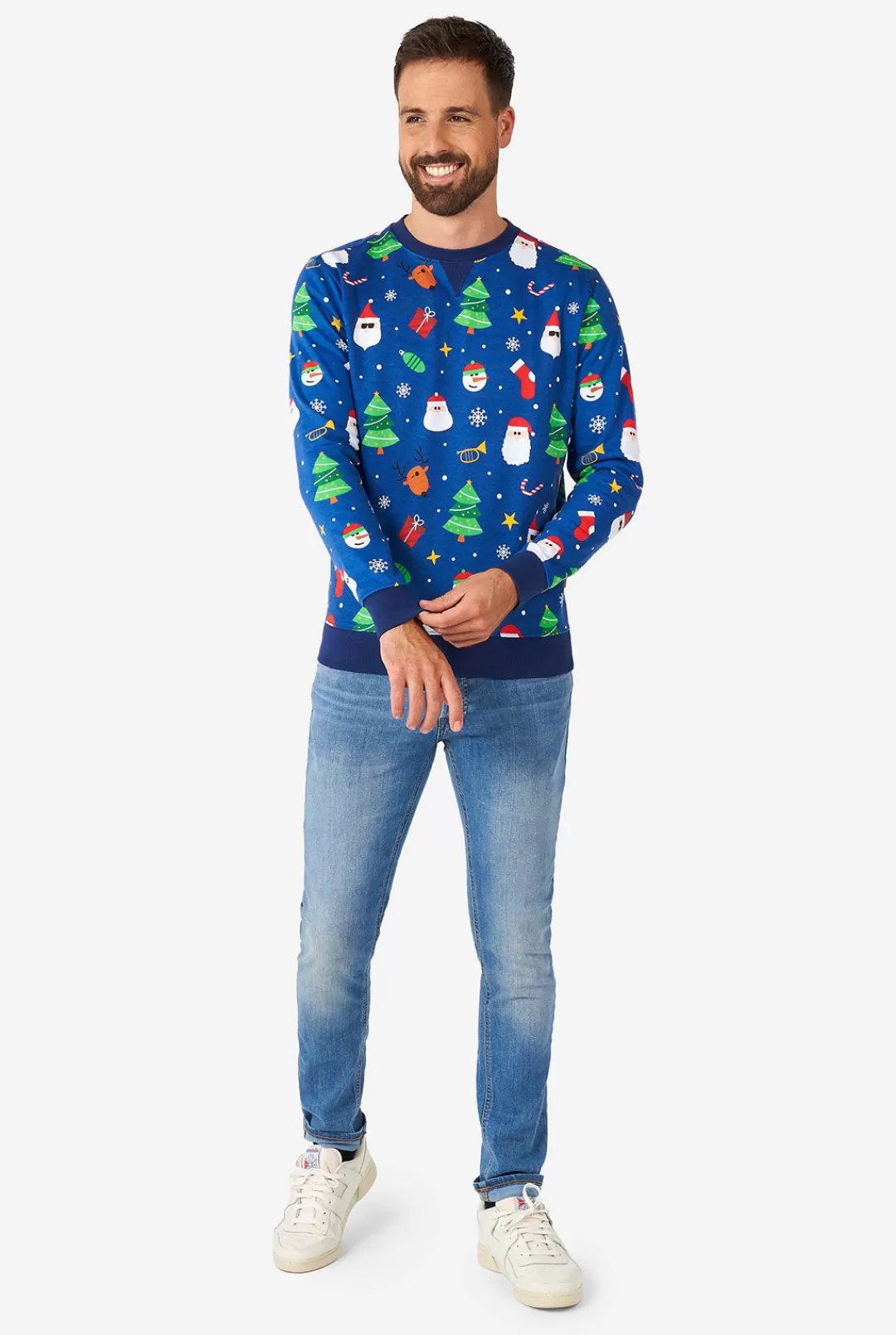 OppoSuits Christmas Sweaters^Festivity Blue