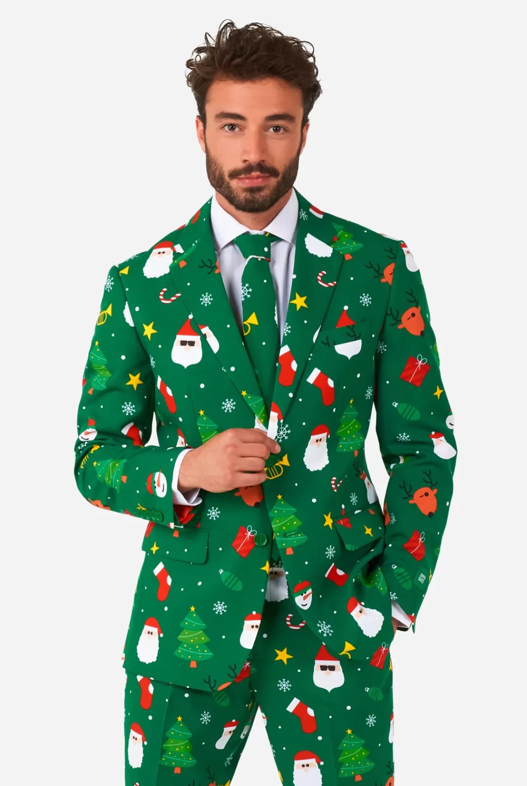 OppoSuits Christmas Suits^Festivity Green