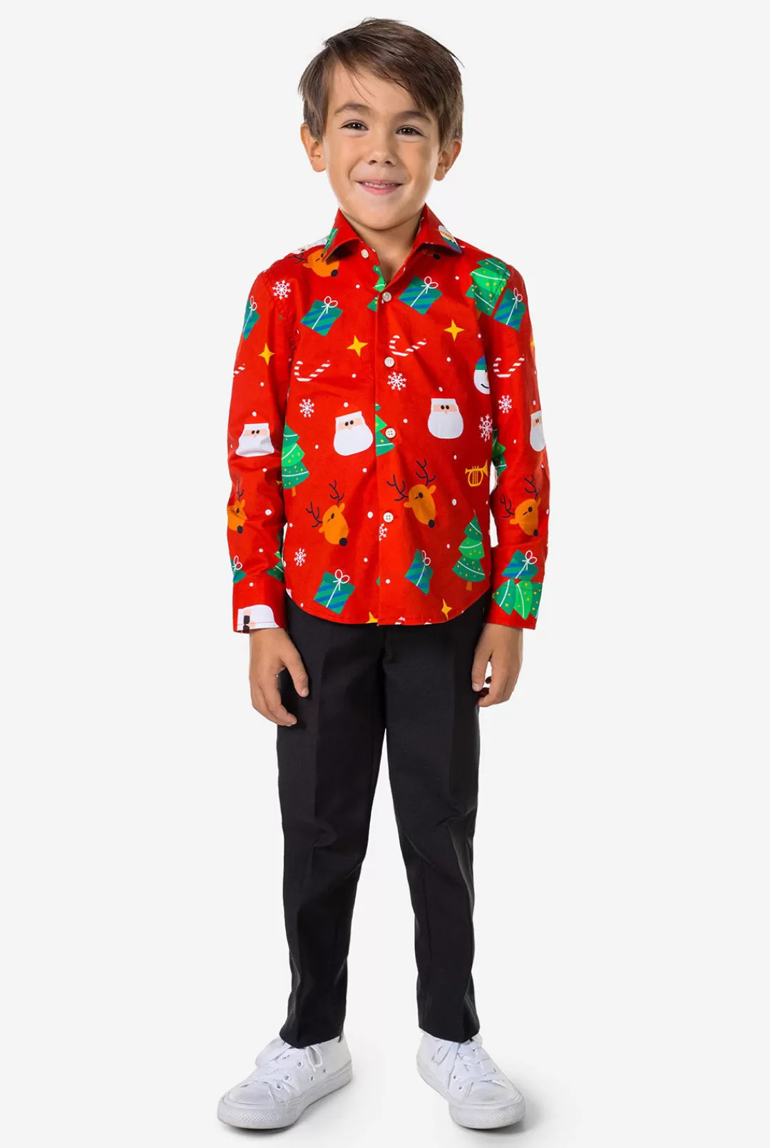 OppoSuits Christmas Shirts^Festivity Red