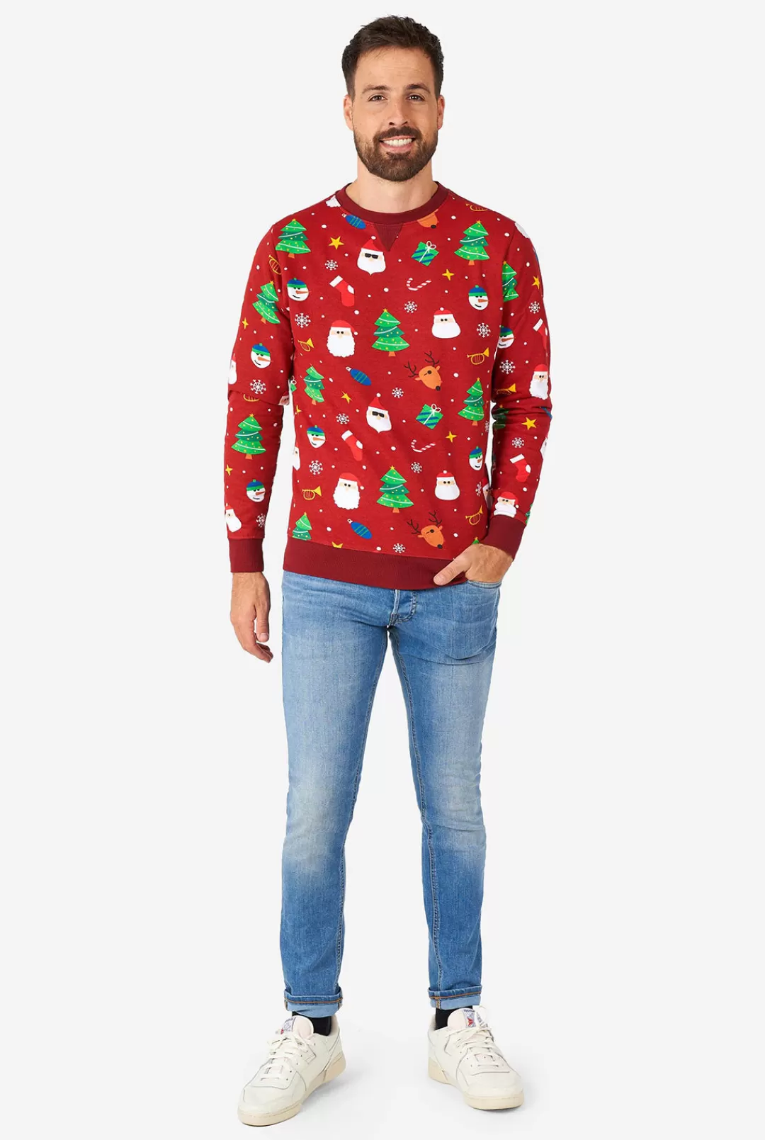 OppoSuits Christmas Sweaters^Festivity Red