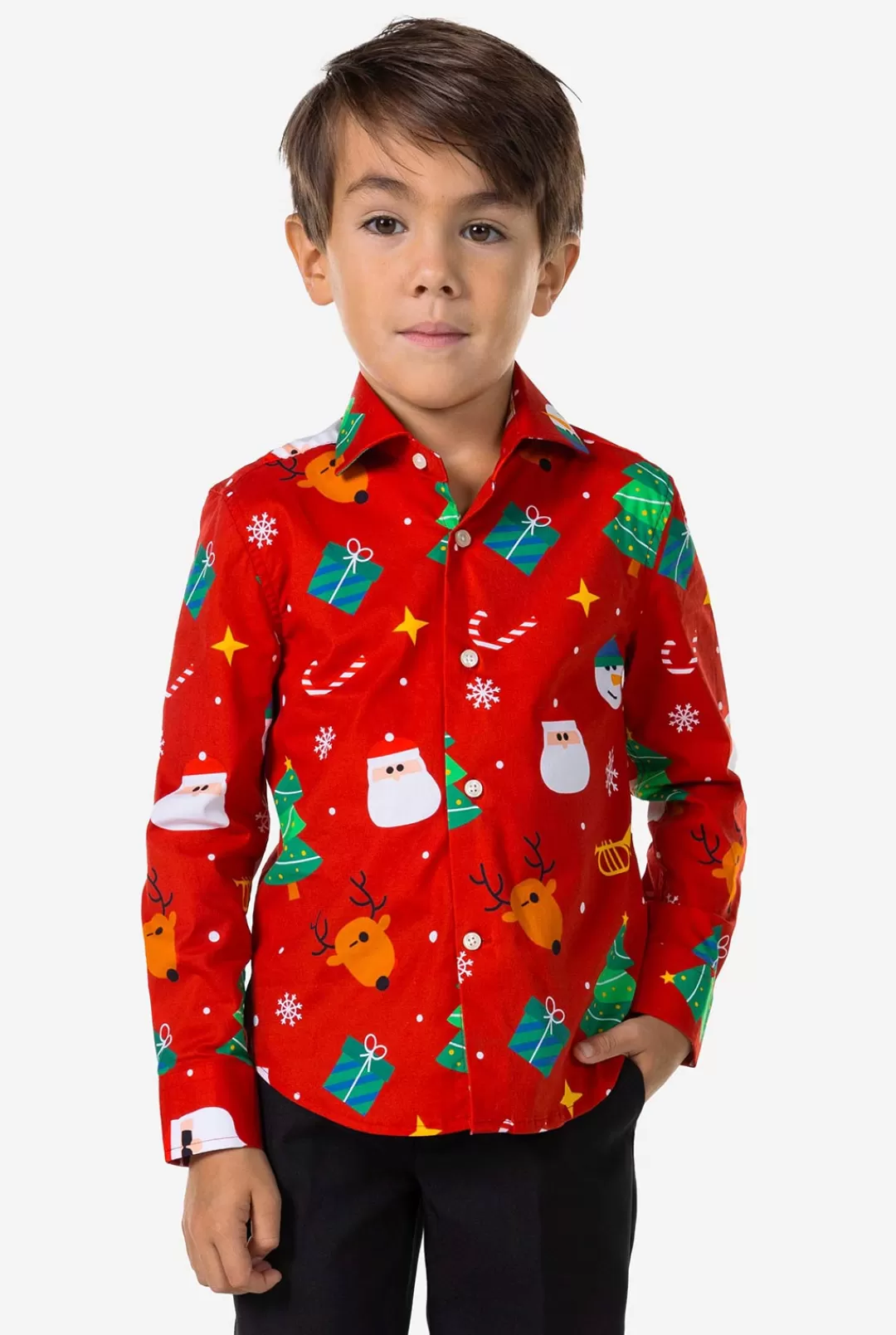 OppoSuits Christmas Shirts^Festivity Red