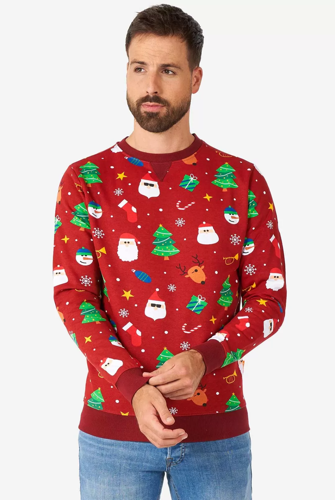 OppoSuits Christmas Sweaters^Festivity Red