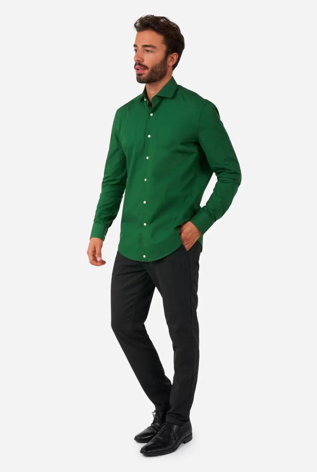 OppoSuits Solid Colored Shirts^Glorious Green