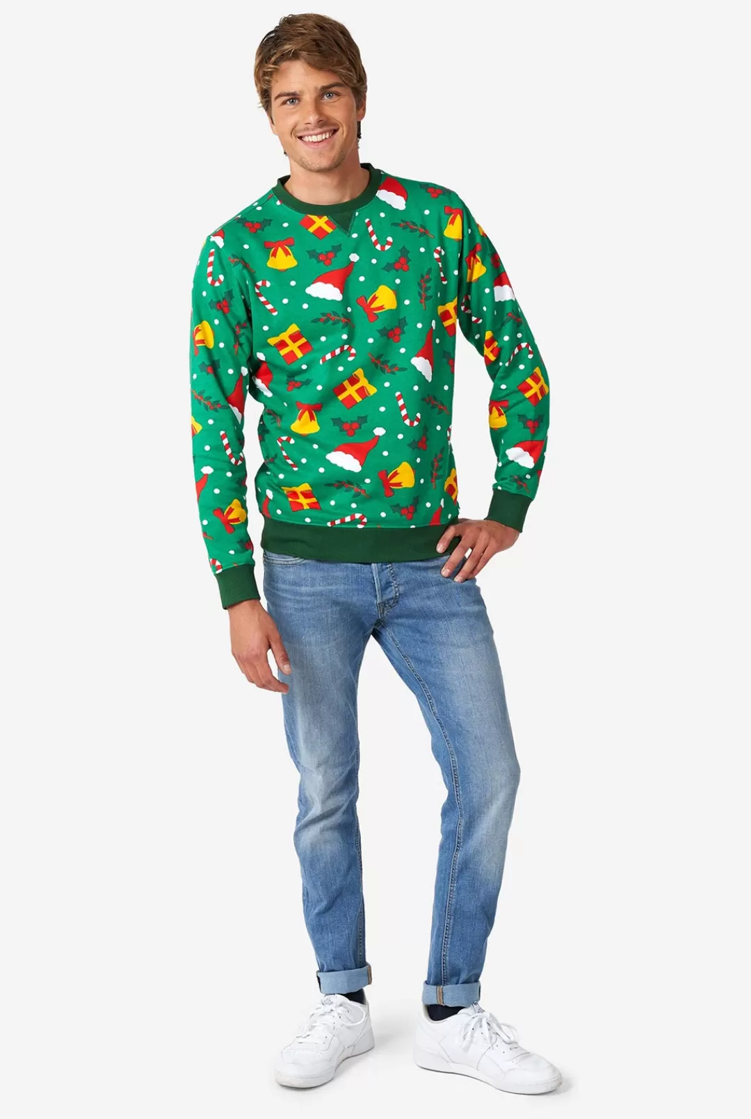 OppoSuits Christmas Sweaters^Holiday Greenish