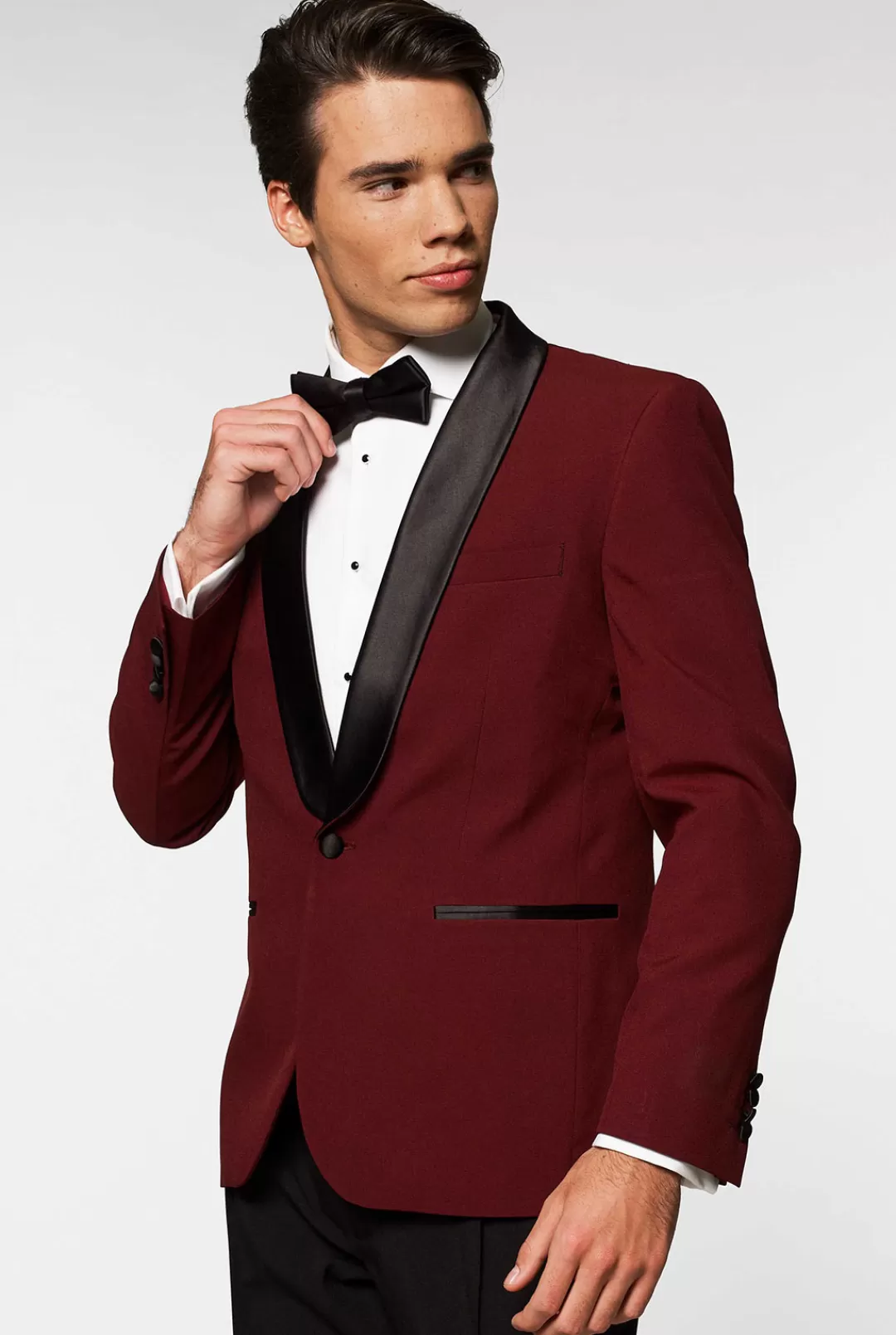 OppoSuits Christmas Tuxedos^Hot Burgundy