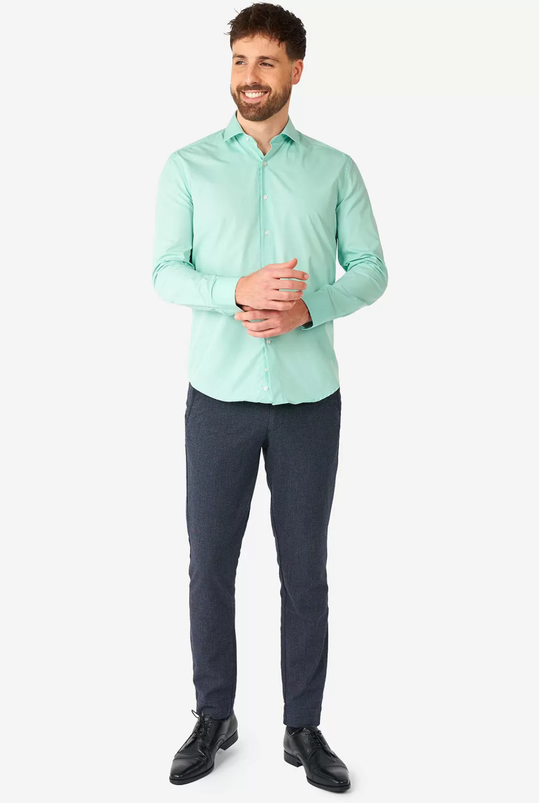 OppoSuits Solid Colored Shirts^Magic Mint