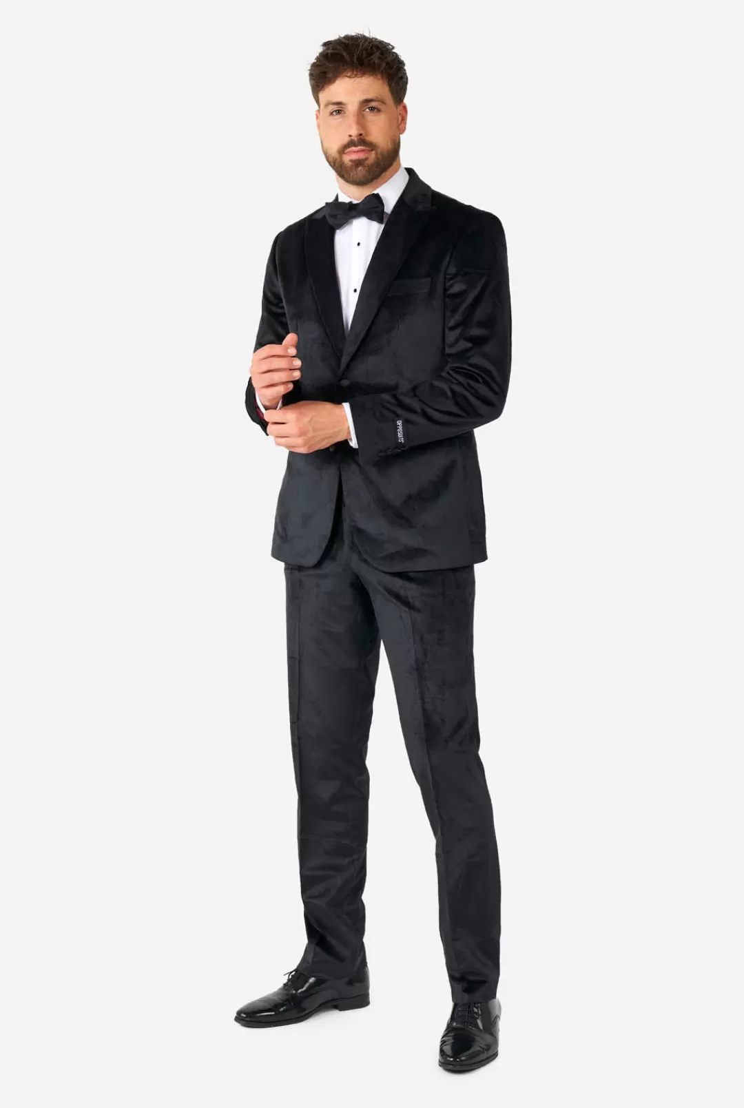 OppoSuits Christmas Tuxedos^Midnight Black Velvet