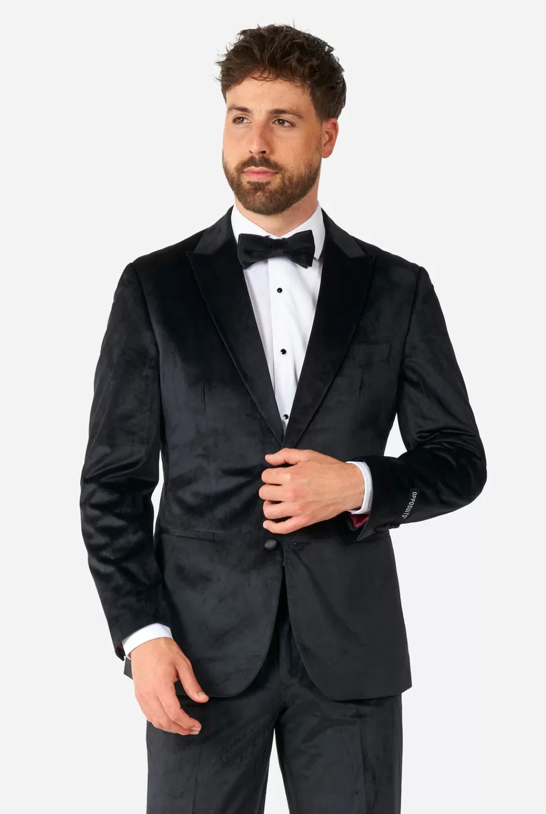 OppoSuits Christmas Tuxedos^Midnight Black Velvet