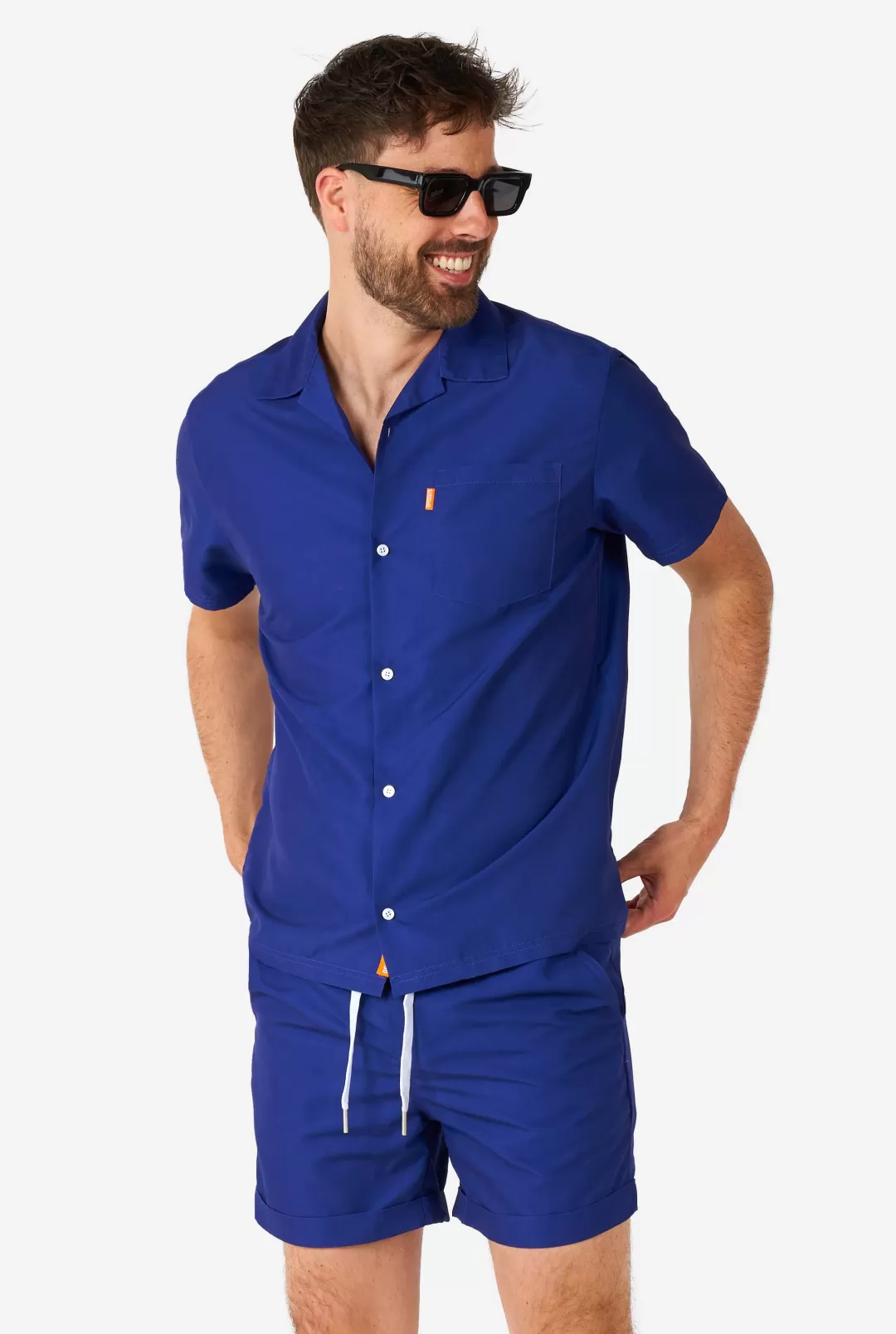 OppoSuits Solid Colored Summer Sets^Navy Royale