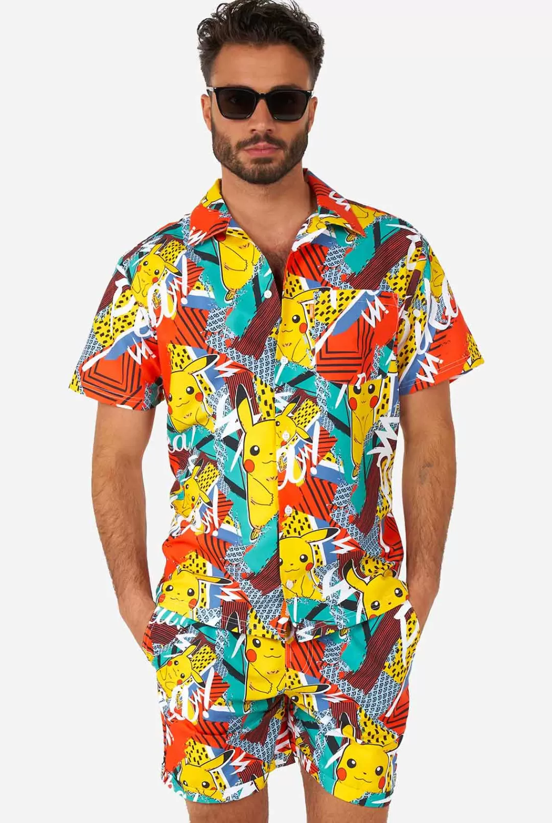 OppoSuits Printed Summer Sets^Pika Pikachu