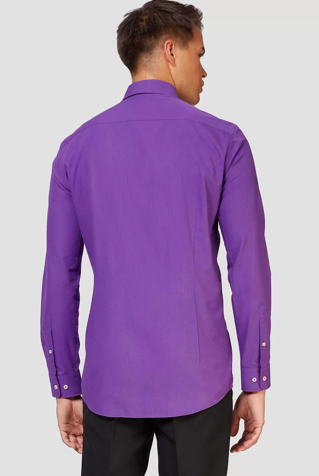 OppoSuits Solid Colored Shirts^Purple Prince