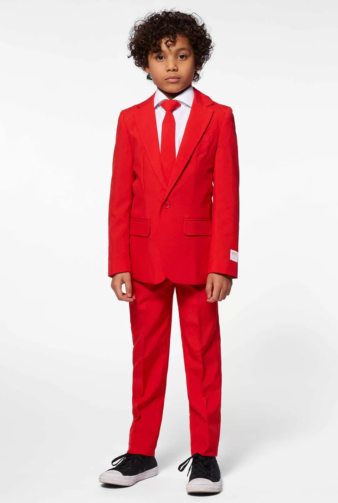 OppoSuits Solid Colored Suits^Red Devil