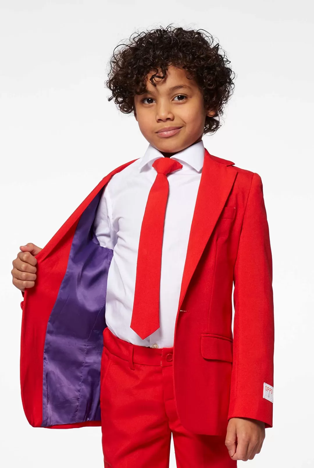 OppoSuits Solid Colored Suits^Red Devil