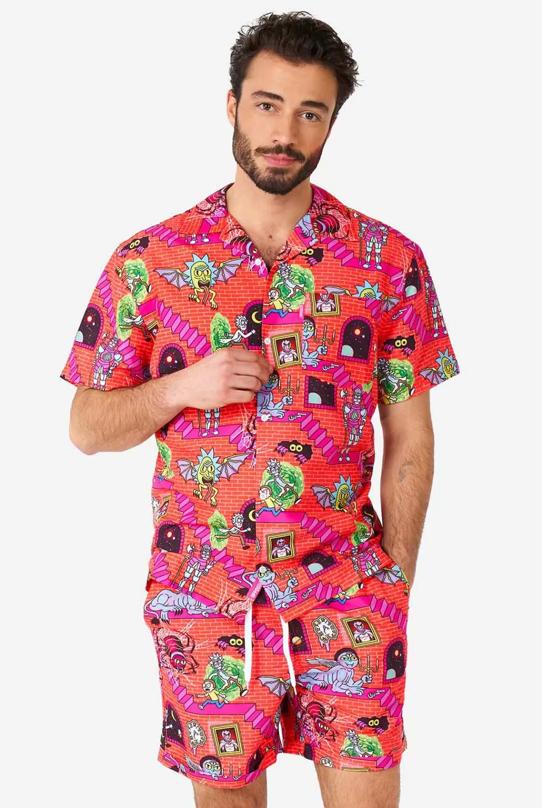 OppoSuits Printed Summer Sets^Rick & Morty™ Surreal