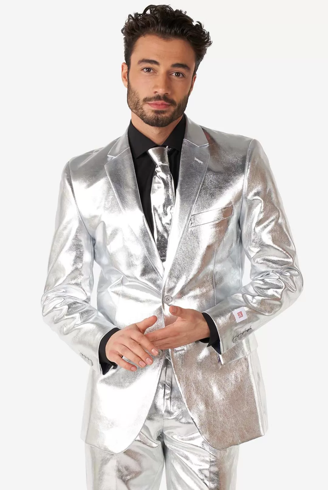 OppoSuits Christmas Suits^Shiny Silver