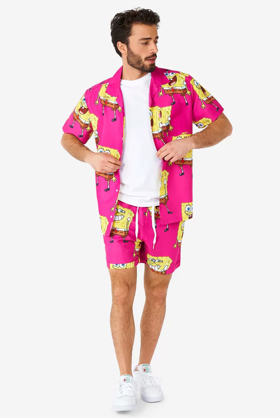 OppoSuits Printed Summer Sets^Spongebob™ Pink