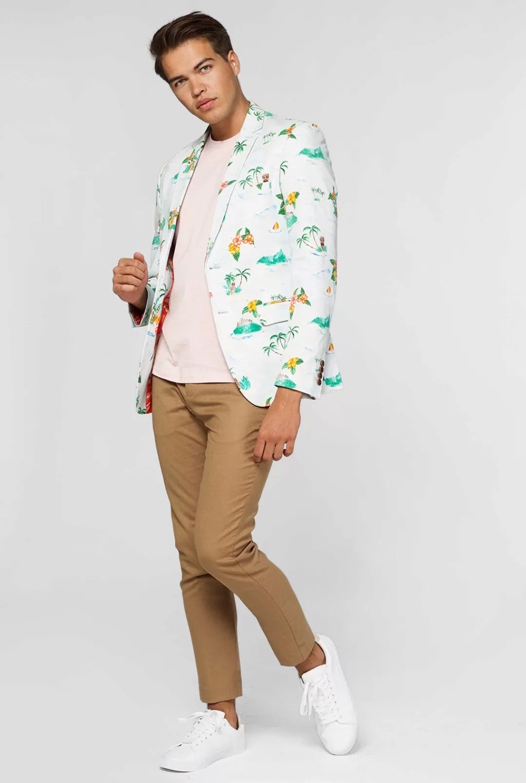 OppoSuits Deluxe Blazers^Tropical - Hawaiian - Aloha Blue