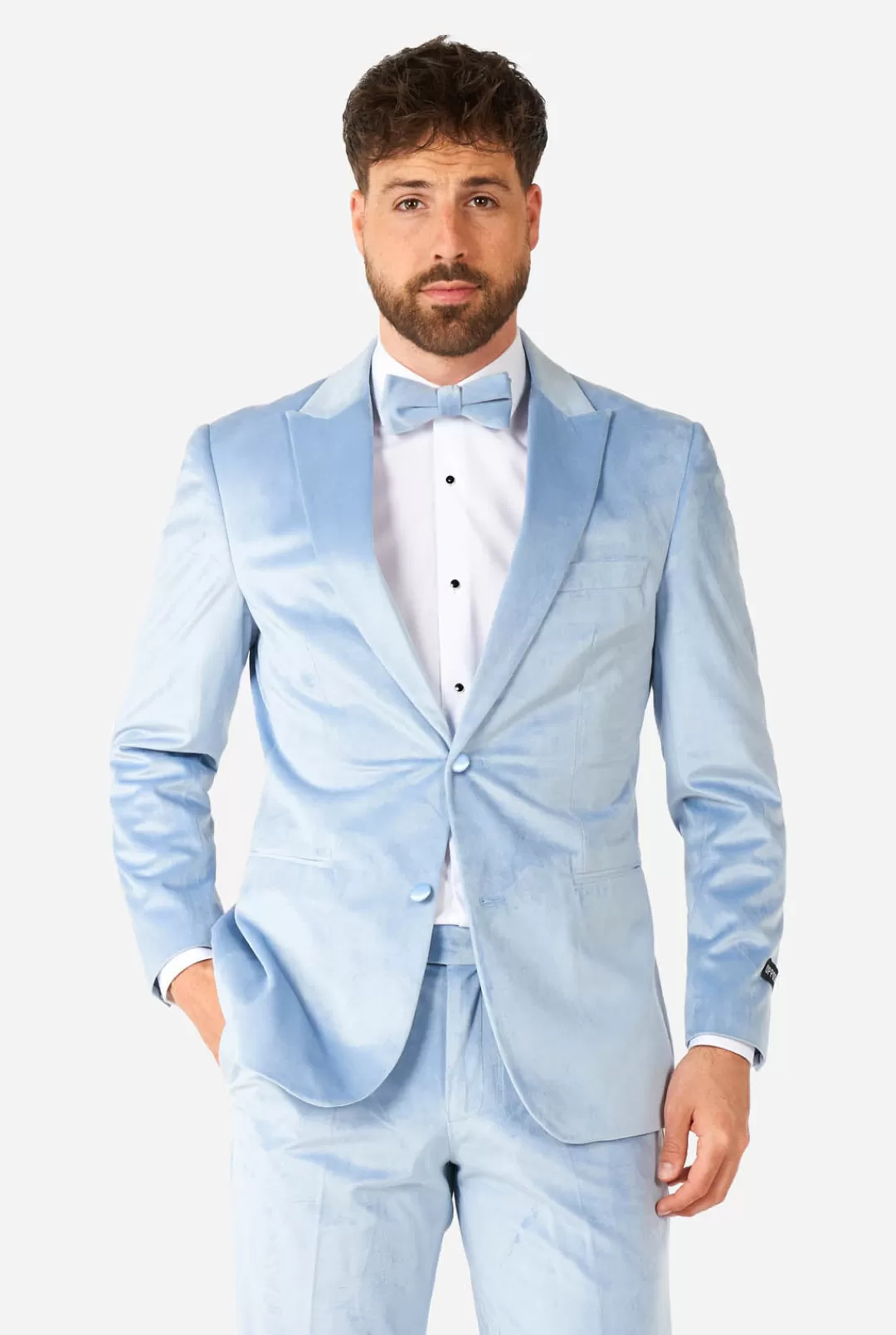 OppoSuits Christmas Tuxedos^Vintage Blue Velvet