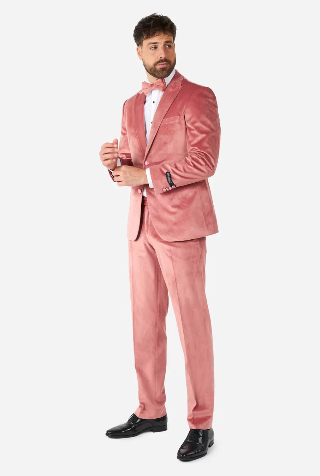 OppoSuits Christmas Tuxedos^Vintage Pink Velvet