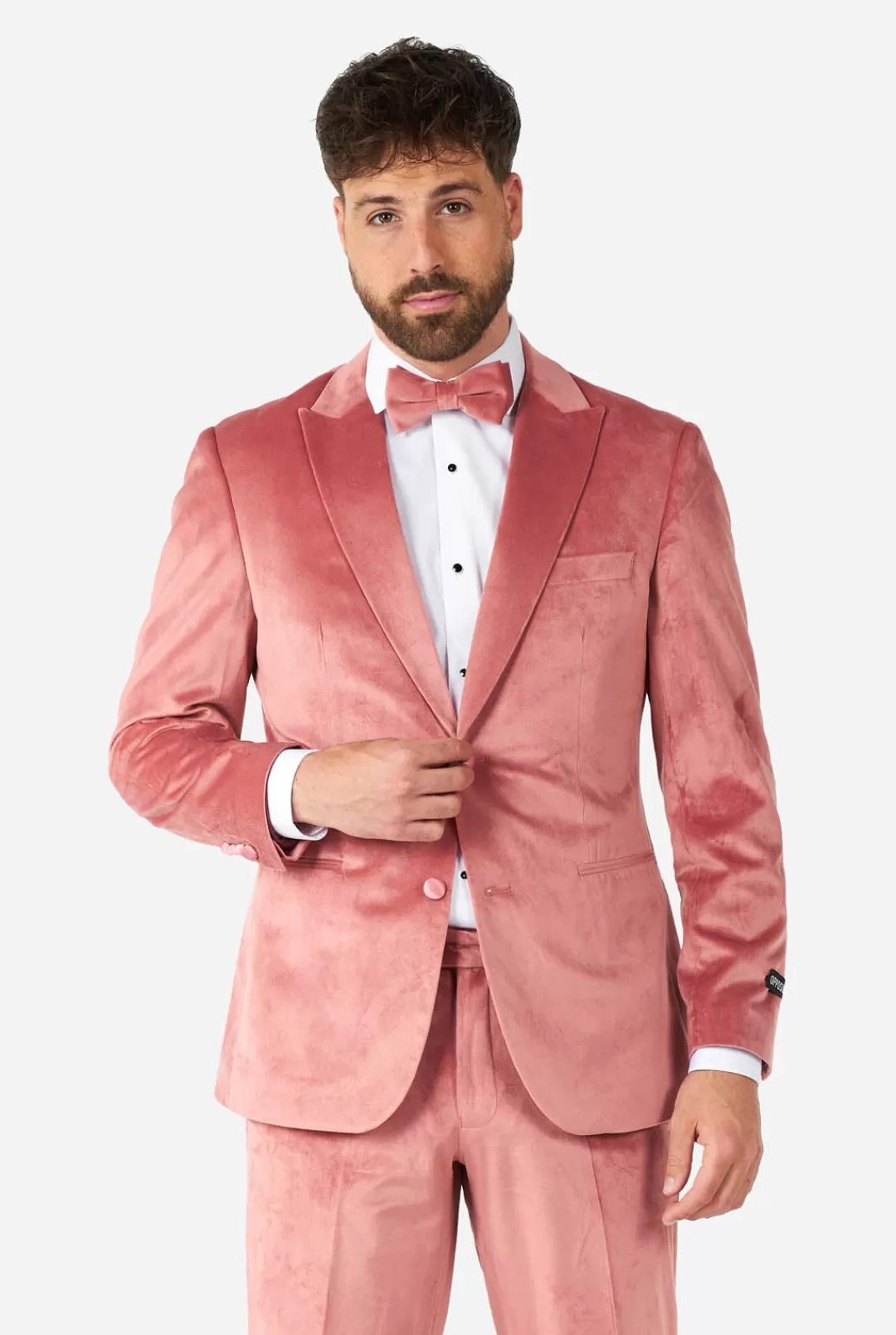 OppoSuits Christmas Tuxedos^Vintage Pink Velvet