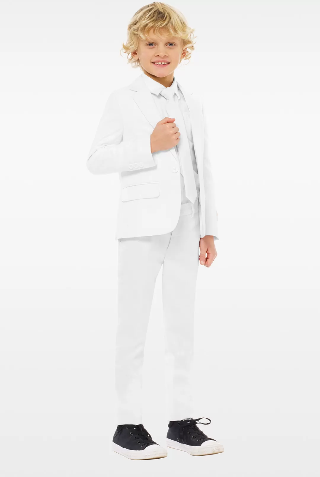 OppoSuits Solid Colored Suits^White Knight