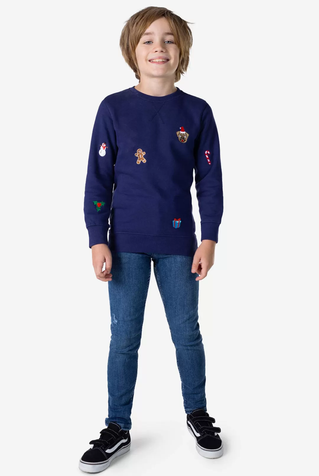 OppoSuits Sweaters^X-Mas Icons - Navy