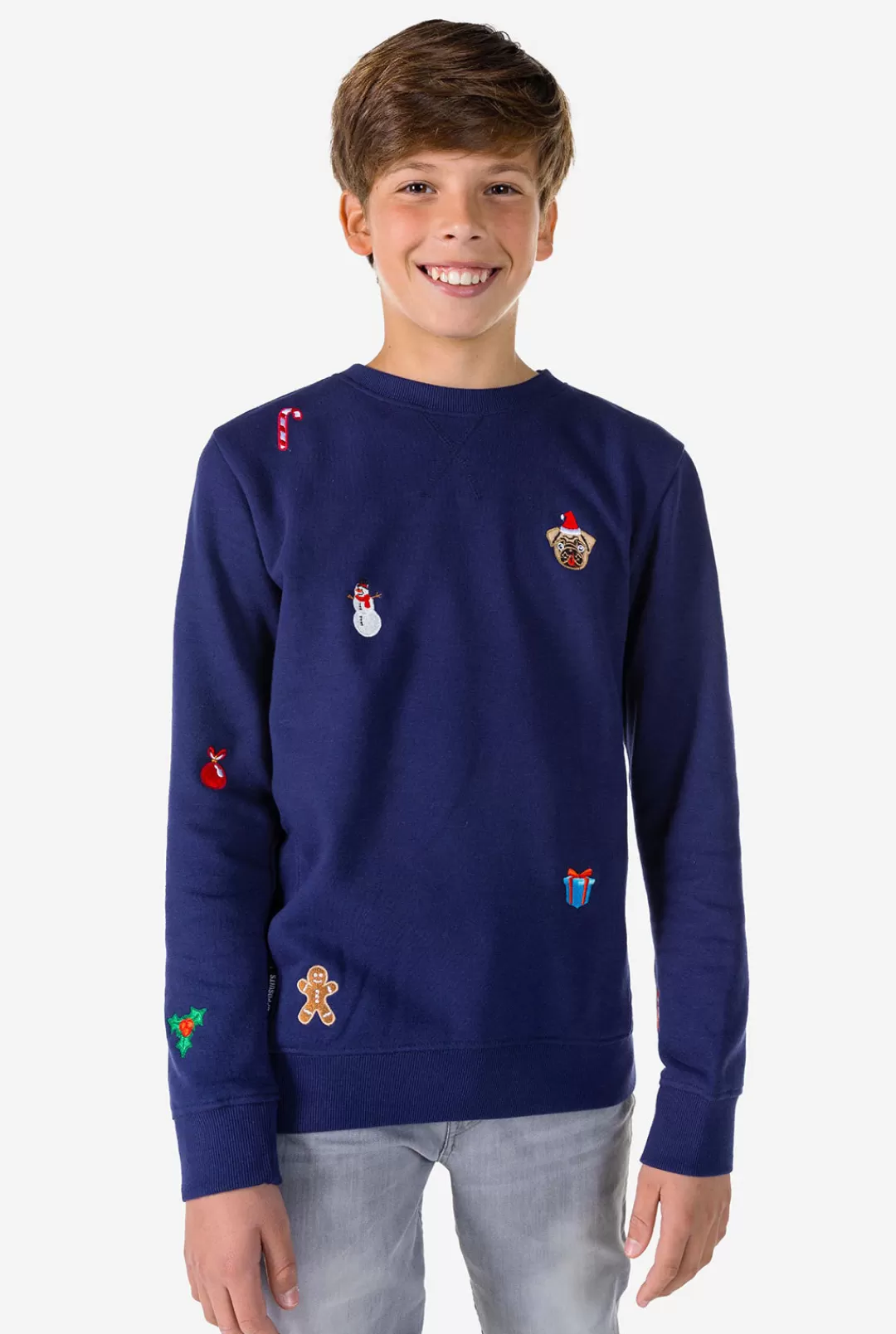 OppoSuits Sweaters^X-Mas Icons - Navy